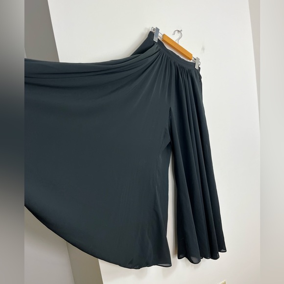 Vintage 80s Wayne Clark Chiffon Extra Wide Leg Pants Sz 26 - Picture 1 of 13